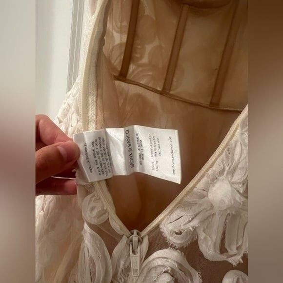 NEW BRONX AND BANCO SABRINA WHITE MIDI DRESS - Picture 10 of 14